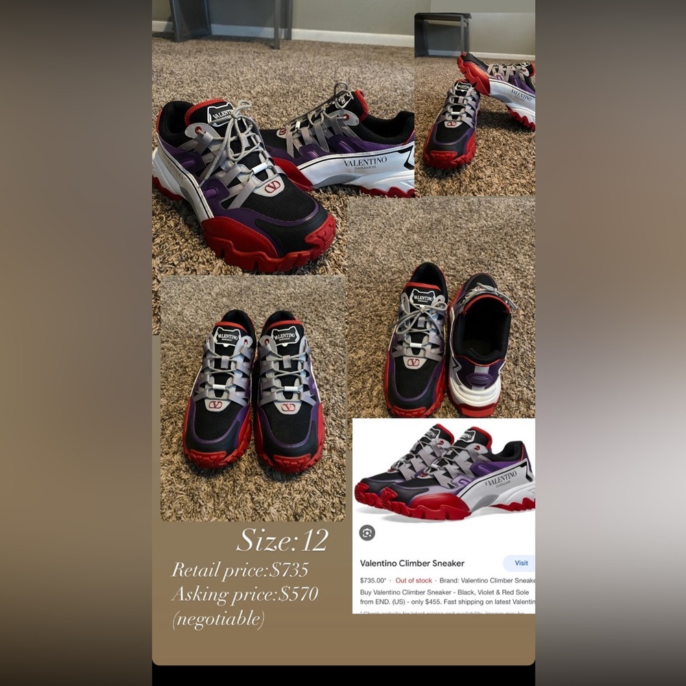 Valentino Climber Sneaker FINAL SALE DELETING SOON!